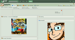 Desktop Screenshot of deathkiller.deviantart.com