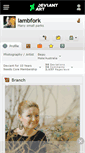 Mobile Screenshot of lambfork.deviantart.com