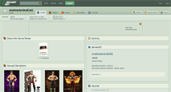 Desktop Screenshot of onetrackmindcag.deviantart.com