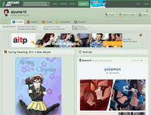 Tablet Screenshot of aiyume10.deviantart.com