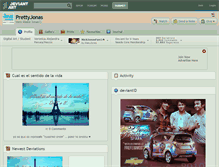 Tablet Screenshot of prettyjonas.deviantart.com