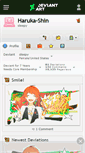 Mobile Screenshot of haruka-shin.deviantart.com