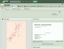 Tablet Screenshot of omelias.deviantart.com