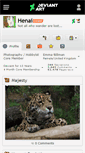 Mobile Screenshot of henai.deviantart.com