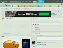 Tablet Screenshot of airgenie.deviantart.com