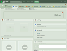 Tablet Screenshot of hy22.deviantart.com
