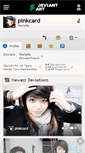 Mobile Screenshot of pinkcard.deviantart.com