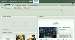 Desktop Screenshot of draconicat.deviantart.com