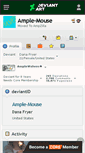 Mobile Screenshot of ample-mouse.deviantart.com