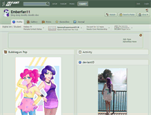 Tablet Screenshot of emberfan11.deviantart.com