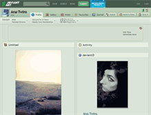 Tablet Screenshot of ana-twins.deviantart.com