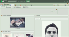 Desktop Screenshot of newveau.deviantart.com