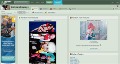Desktop Screenshot of animeandcosplay.deviantart.com