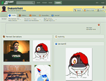 Tablet Screenshot of drakonisyoshi.deviantart.com