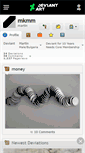 Mobile Screenshot of mkmm.deviantart.com