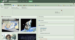 Desktop Screenshot of eltontakumi.deviantart.com