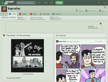 Tablet Screenshot of bogswallop.deviantart.com