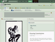 Tablet Screenshot of edge-works.deviantart.com