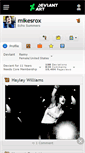 Mobile Screenshot of mikesrox.deviantart.com