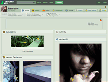 Tablet Screenshot of jeannsaw.deviantart.com