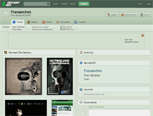 Tablet Screenshot of fransanchez.deviantart.com