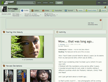 Tablet Screenshot of kensaggy.deviantart.com