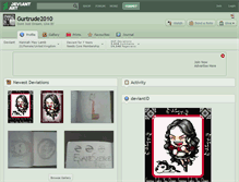 Tablet Screenshot of gurtrude2010.deviantart.com