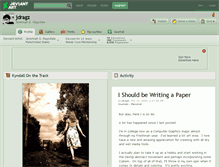Tablet Screenshot of jdragz.deviantart.com