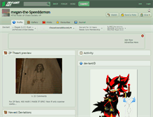 Tablet Screenshot of megan-the-speeddemon.deviantart.com