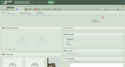 Desktop Screenshot of demoti.deviantart.com