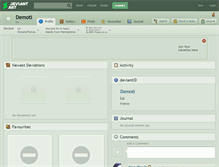 Tablet Screenshot of demoti.deviantart.com