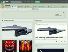 Tablet Screenshot of mus0u.deviantart.com
