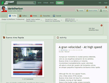 Tablet Screenshot of danielherbon.deviantart.com