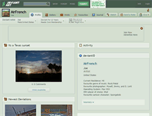 Tablet Screenshot of mrfrench.deviantart.com