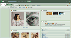 Desktop Screenshot of eyelovers.deviantart.com