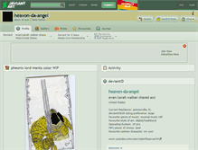 Tablet Screenshot of heavon-da-angel.deviantart.com