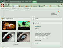 Tablet Screenshot of chigabobo.deviantart.com