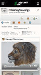 Mobile Screenshot of missiraqdrawings.deviantart.com