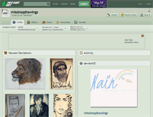 Tablet Screenshot of missiraqdrawings.deviantart.com