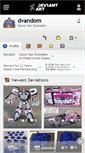 Mobile Screenshot of dvandom.deviantart.com