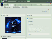 Tablet Screenshot of grimmig.deviantart.com