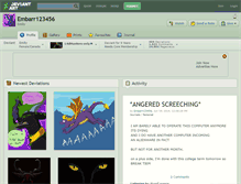 Tablet Screenshot of embarr123456.deviantart.com