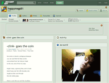Tablet Screenshot of happymegs81.deviantart.com