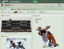 Tablet Screenshot of hakaishi.deviantart.com