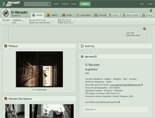 Tablet Screenshot of g-vacuum.deviantart.com