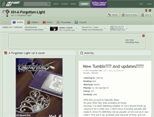 Tablet Screenshot of kh-a-forgotten-light.deviantart.com