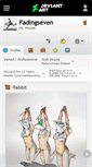 Mobile Screenshot of fadingseven.deviantart.com