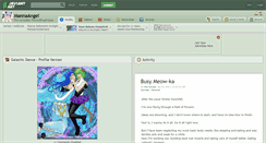 Desktop Screenshot of mannaangel.deviantart.com