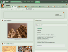 Tablet Screenshot of livinus.deviantart.com