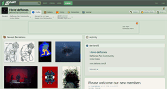 Desktop Screenshot of i-love-deftones.deviantart.com